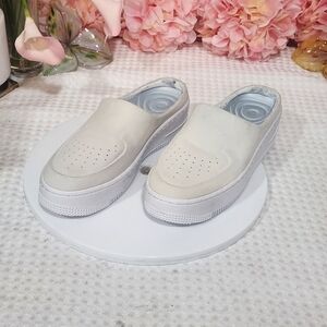 Nike Air Force 1 Lover XX Premium White Womens Slides Shoes Sz 7
